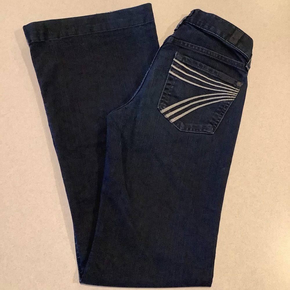 COPY - 7 For All Mankind Jeans 24X31.5 Dojo Deep Indigo!